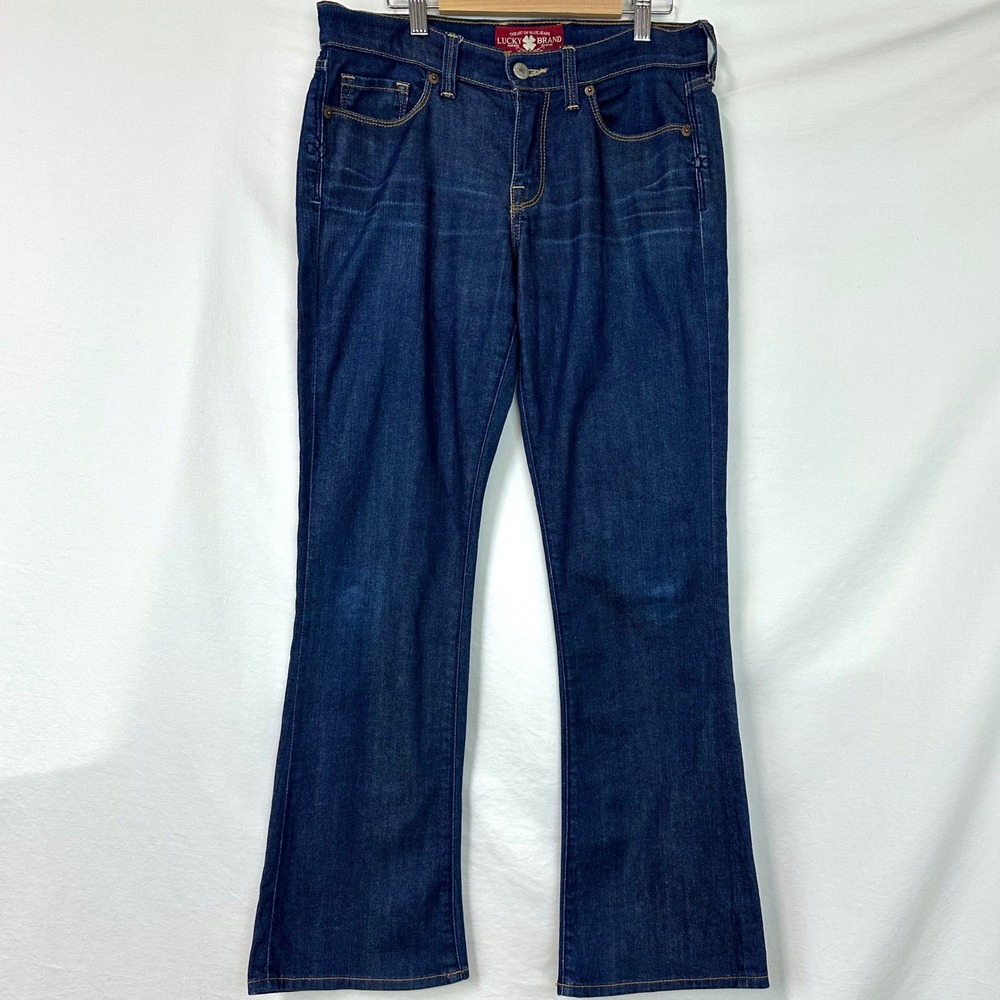 LUCKY BRAND Vintage Sofia Boot Ankle Jeans Blue Denim Bootcut‎ Women's 4/27 Y2K